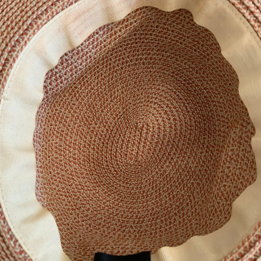 August Oversized Raffia Sun Hat - Picture 2 of 4